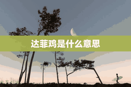 达菲鸡是什么意思